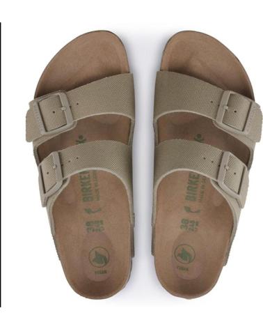 Chanclas de Hombre BIRKENSTOCK ARIZONA VEGANO KAKI KAKI