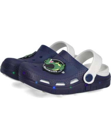 Zuecos de Niño CONGUITOS ZUECO GOMA LUCES AZUL