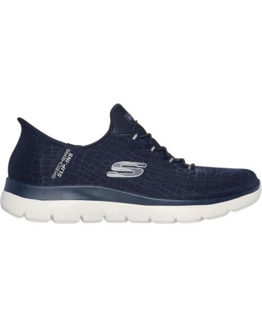 Sportivo per Donna SKECHERS 150128 ZAPATILLAS CASUAL DE MUJER AZUL MARINO SLIP AZUL MARINO