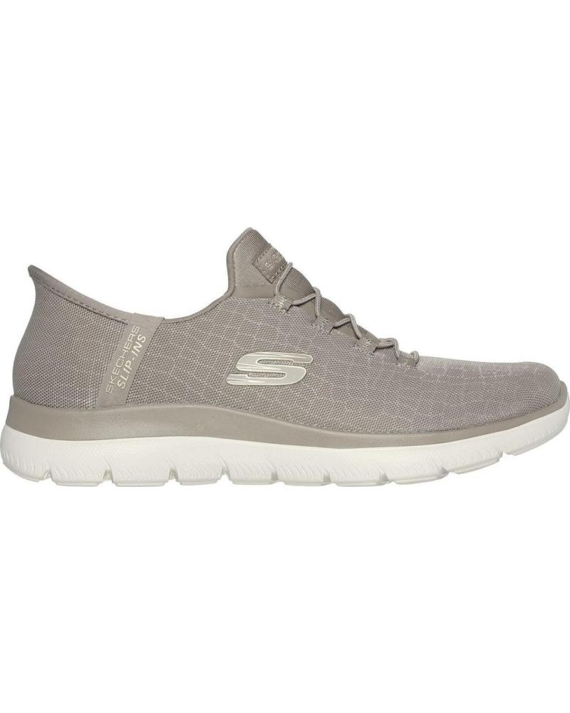 Woman Trainers SKECHERS 150128 ZAPATILLAS CASUAL DE MUJER SLIP INS TAUPE
