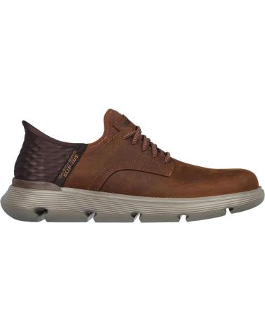 Esportes  de Homem SKECHERS 205046 ZAPATILLAS CASUAL DE HOMBRE SLIP INS CUERO