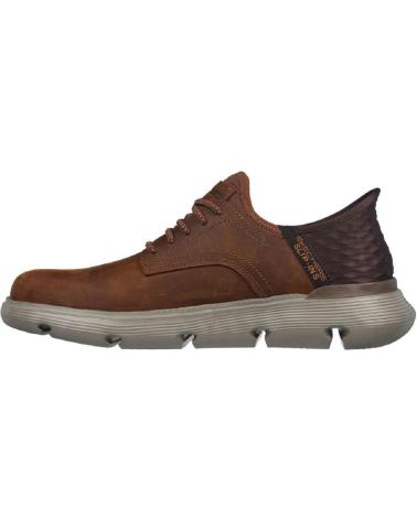 Esportes  de Homem SKECHERS 205046 ZAPATILLAS CASUAL DE HOMBRE SLIP INS CUERO