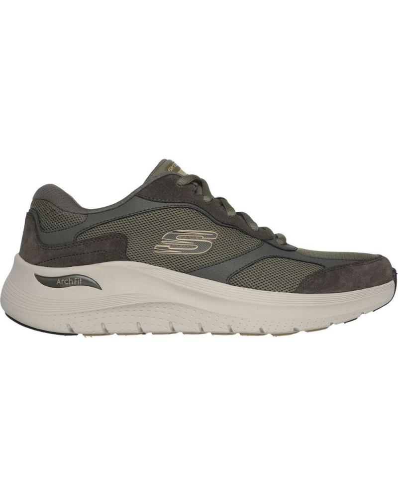 Esportes  de Homem SKECHERS 232702 ZAPATILLAS CASUAL DE HOMBRE ARCH FIT KAKI