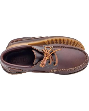 Nauticos per Uomo CAVILL ZAPATO DE VELA GLOBEK DA MARRON