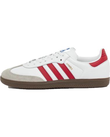 Esportes  de Homem ADIDAS SAMBA OG IG1025 - BETTER SCARLET - 41 1-3 WHITE