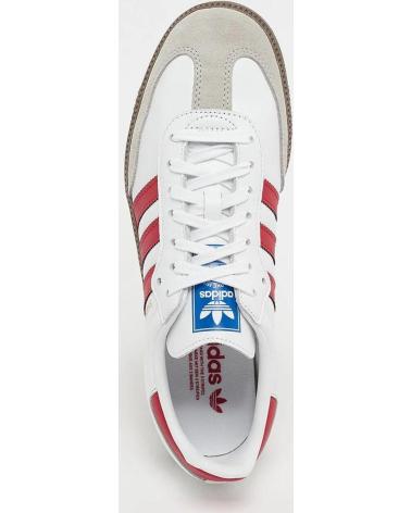 Esportes  de Homem ADIDAS SAMBA OG IG1025 - BETTER SCARLET - 41 1-3 WHITE