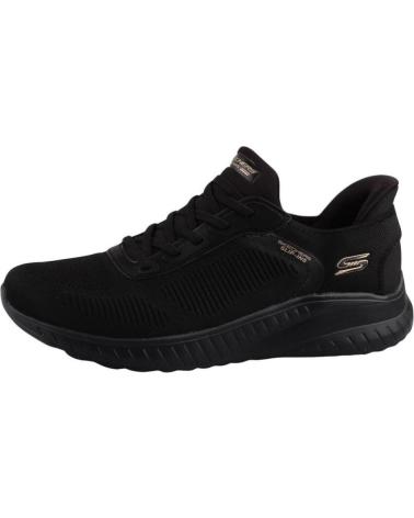 SKECHERS SNEAKERS BOBS SQUAD CHAOS MUJER - NEGRO