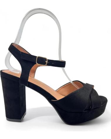 Sandalen für Damen TIMBOS SANDALIA TACON VESTIR PLATAFORMA MUJER 130185 NEGRO