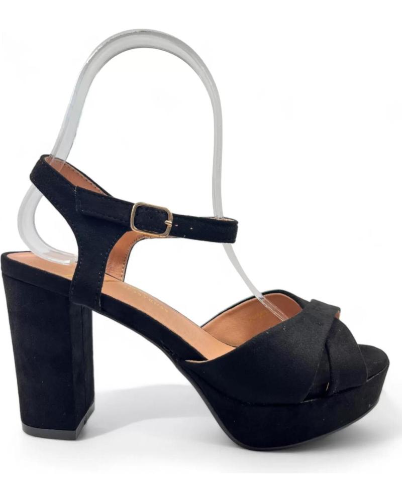 Sandalen für Damen TIMBOS SANDALIA TACON VESTIR PLATAFORMA MUJER 130185 NEGRO