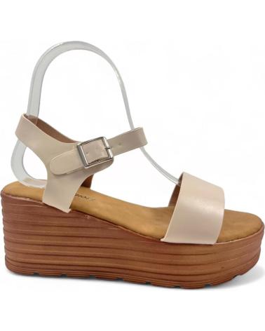 Sandales pour Femme TIMBOS SANDALIA CUNA PLATAFORMA MUJER 130178 BEIGE