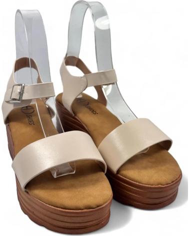 Sandales pour Femme TIMBOS SANDALIA CUNA PLATAFORMA MUJER 130178 BEIGE