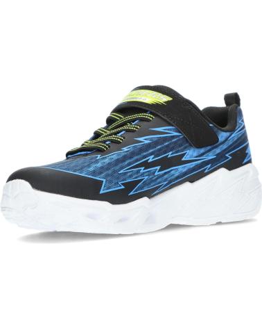 Sportif-De-Niño-SKECHERS-ZAPATILLA-400149-LIGHTS-STROM-NEGRO
