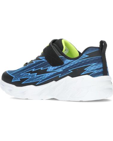 Sportif-De-Niño-SKECHERS-ZAPATILLA-400149-LIGHTS-STROM-NEGRO