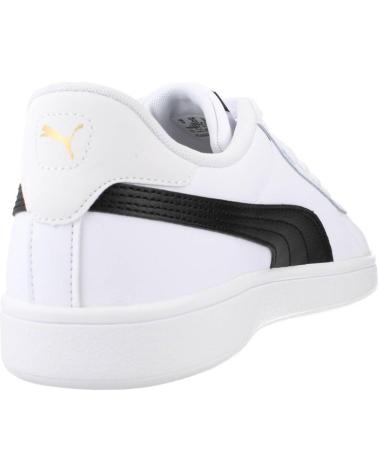 PUMA SMASH 3.0 L WEISS MIT SCHWARZEM STREIFEN WHITE