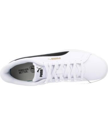PUMA SMASH 3.0 L WEISS MIT SCHWARZEM STREIFEN WHITE