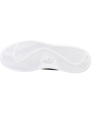 PUMA SMASH 3.0 L WEISS MIT SCHWARZEM STREIFEN WHITE