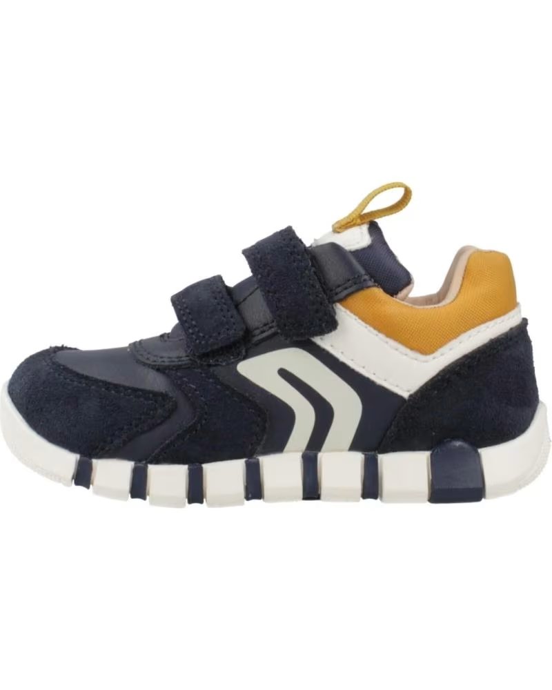 SAPATILHAS MENINO GEOX B IUPIDOO BOY B3555D 022BC C4449 NAVY-CURRY