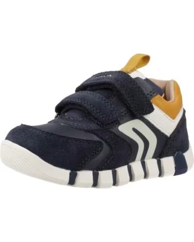 SAPATILHAS MENINO GEOX B IUPIDOO BOY B3555D 022BC C4449 NAVY-CURRY