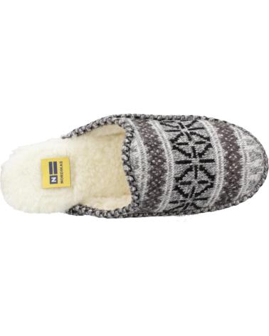 Woman House slipers NORDIKAS ZAPATILLAS HOGAR MUJER MODELO TEIDE COLOR GRIS GRAFTO