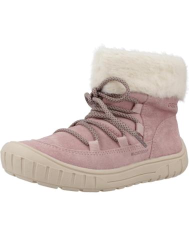 Botas de Niña GEOX BOTAS NINA MODELO B OMAR COLOR ROSA C8014