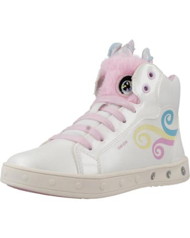  de  geox J468WA 0NFBH J SKYLIN C0653 WHITE-MULTICOLOR