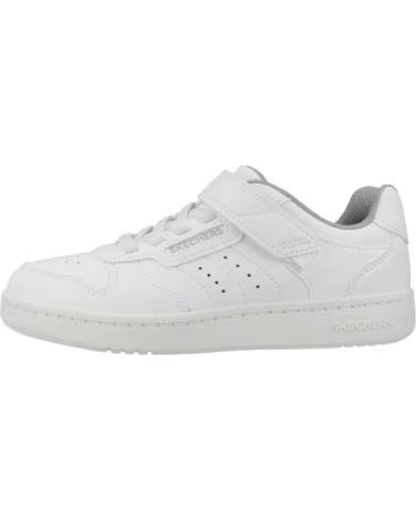 Sportif pour Fille et Garçon SKECHERS ZAPATILLAS NINO MODELO QUICK STREET COLOR BLANCO WHT