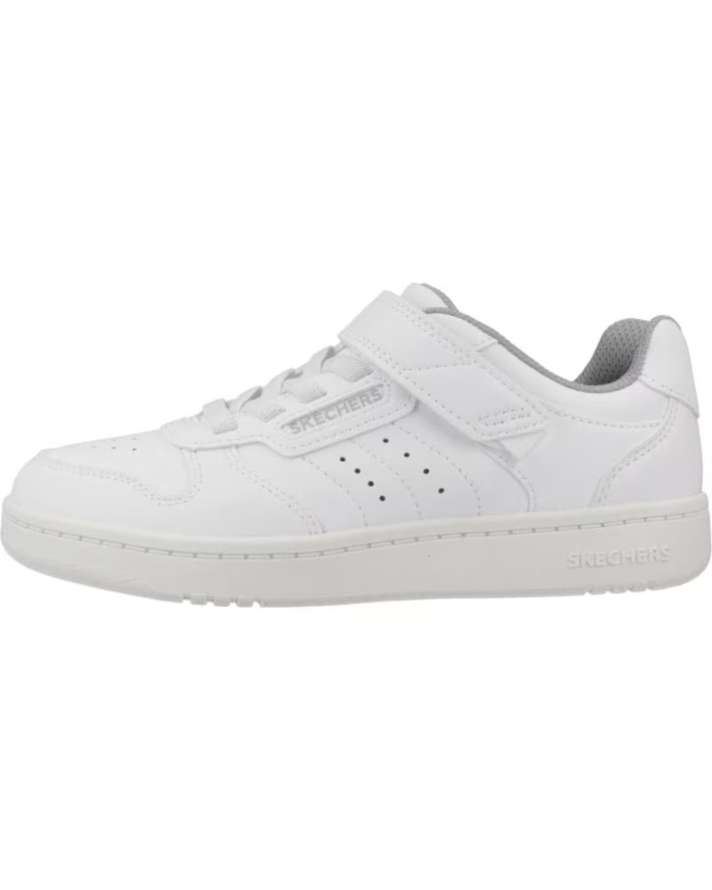 Sportif pour Fille et Garçon SKECHERS ZAPATILLAS NINO MODELO QUICK STREET COLOR BLANCO WHT
