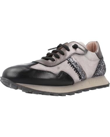 Sportivo per Donna HISPANITAS ZAPATILLAS VELOUR NEGRO