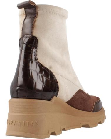 Stivaletti per Donna HISPANITAS BOTINES MUJER MODELO CHI243711 COLOR MARRON COCOA