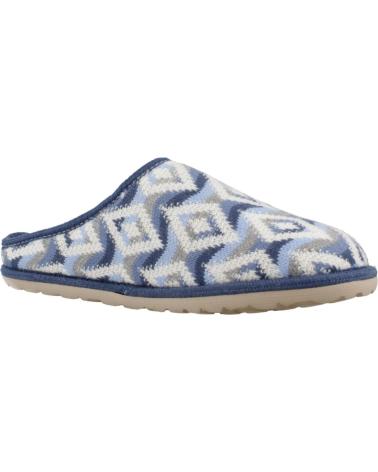 Woman House slipers NORDIKAS ZAPATILLAS HOGAR MUJER MODELO 2083 COLOR AZUL