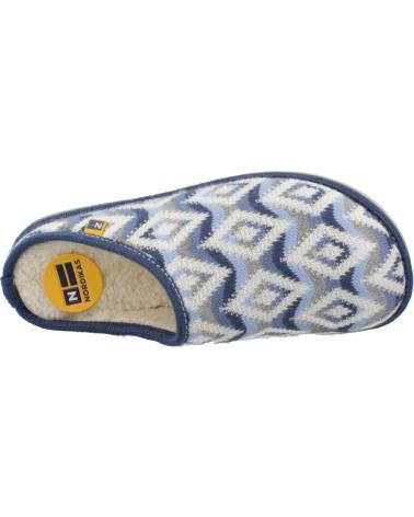 Woman House slipers NORDIKAS ZAPATILLAS HOGAR MUJER MODELO 2083 COLOR AZUL