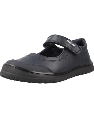 Schuhe für Mädchen PABLOSKY COLEGIALES NINA MODELO 355425P COLOR AZUL MARINO