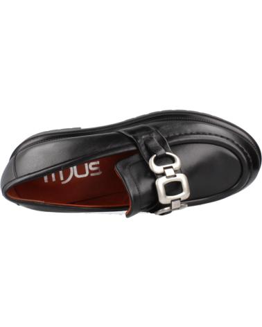 Mocassini per Donna MJUS MOCASINES MUJER MODELO T60123 COLOR NEGRO NERO