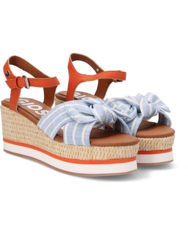 GIOSEPPO SANDALI CON ZEPPA CUA 65077 MULTICOLORE BLU AZUL
