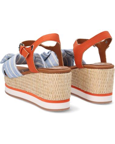 GIOSEPPO SANDALI CON ZEPPA CUA 65077 MULTICOLORE BLU AZUL