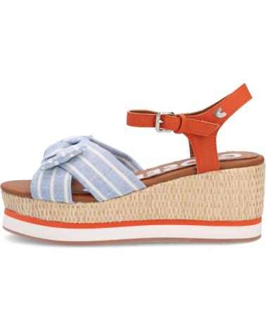 GIOSEPPO SANDALI CON ZEPPA CUA 65077 MULTICOLORE BLU AZUL