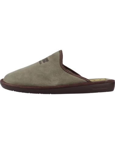 Calzado-De-Casa-De-Hombre-NORDIKAS-ZAPATILLAS-HOGAR-HOMBRE-MODELO-TOP-LINE-AFELPADO-COLOR-GRIS-MUSGO