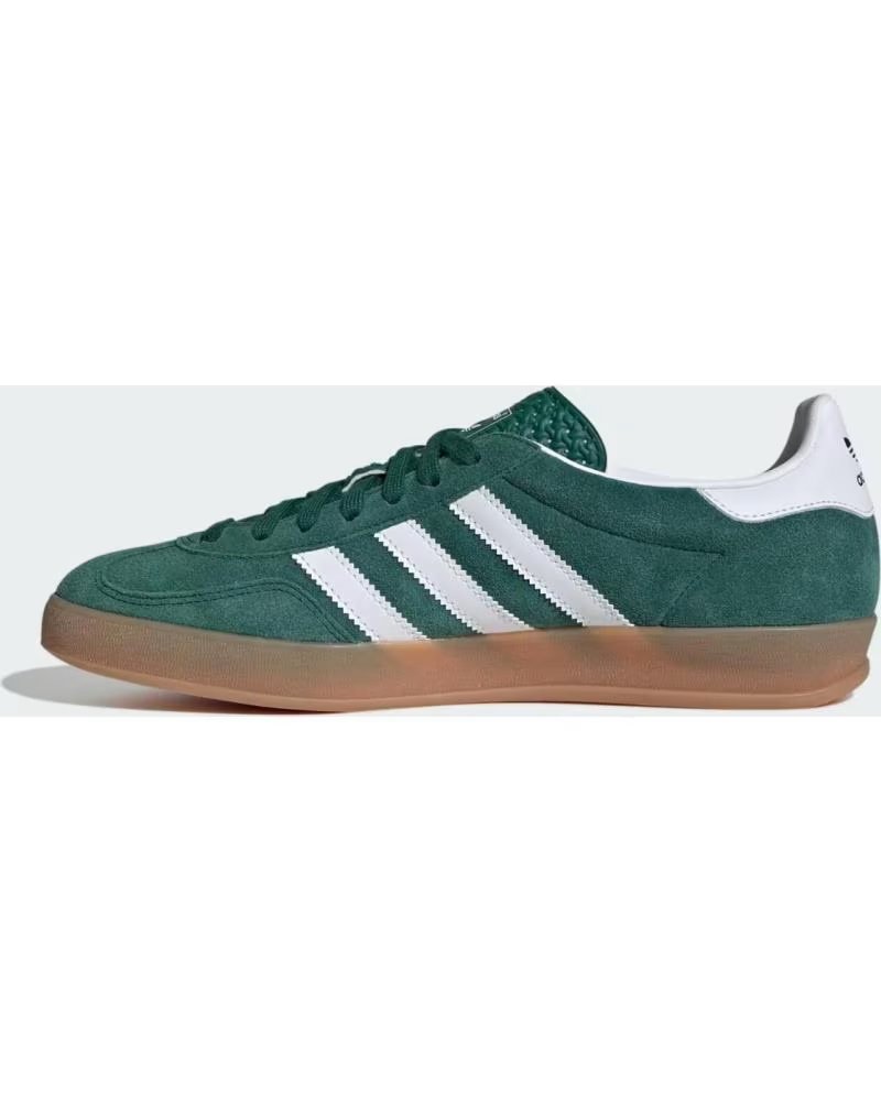 ADIDAS Gazelle Indoor JI2062 Collegiate Green - Cloud White - Gum DARK GREEN