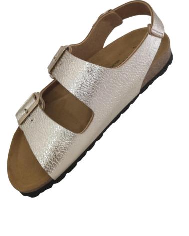 Sandales pour Femme MAWEN SANDALIA BIO PIEL NATURAL PLATEADO