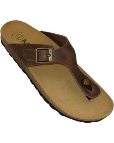 Sandálias-De-Hombre-MAWEN-SANDALIA-BIO-PIEL-NATURAL-MARRóN