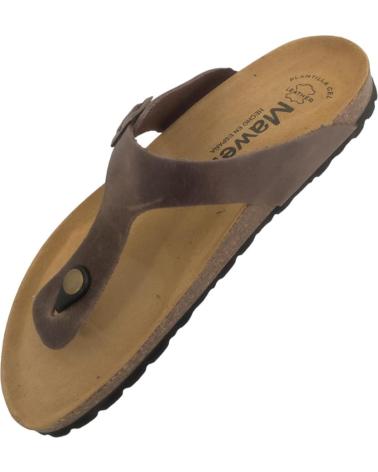 Sandálias-De-Hombre-MAWEN-SANDALIA-BIO-PIEL-NATURAL-MARRóN