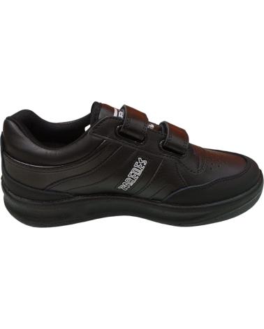 Sneaker-De-Hombre-PAREDES-DEPORTIVO-VELCRO-DE-PIEL-NEGRO