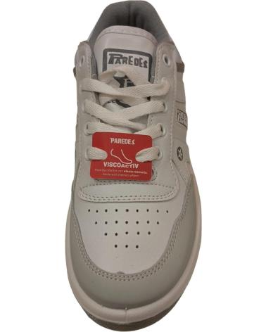 Sneaker für Herren PAREDES DEPORTIVOS CASUAL DE PIEL BLANCO