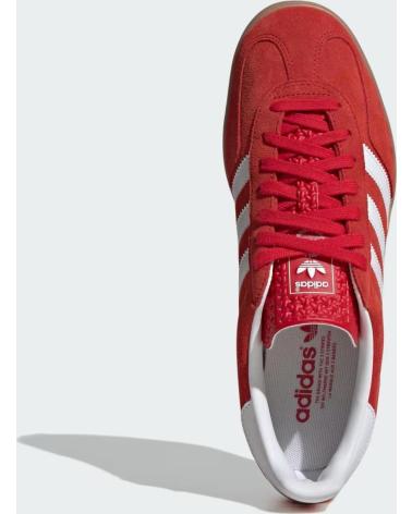 Sneaker für Herren ADIDAS GAZELLE INDOOR JI2063 BETTER SCARLET - CLOUD WHITE - GUM - 4 RED