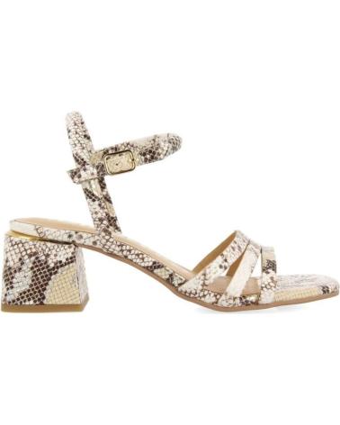 Sandálias de Mulher GIOSEPPO SANDALIAS DE TACON DE PIEL CON PRINT ANIMAL OFF-WHITE KUTALL VARIOS COLORES