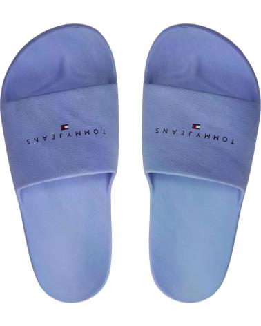 Infradito per Donna TOMMY JEANS CHANCLAS TJW PRINTED PU POOL EN0EN02693 AZUL
