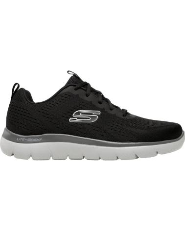 SKECHERS ZAPATILLAS HOMBRE 232395 NEGRO