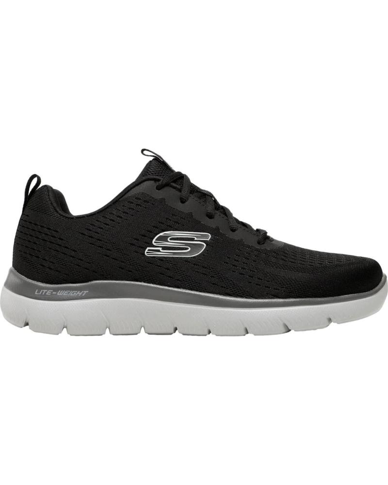 SKECHERS ZAPATILLAS HOMBRE 232395 NEGRO