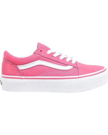 Deportivas-De-Mujer-VANS-OFF-THE-WALL-ZAPATILLAS-VANS-OLD-SKOOL-PLATFORM-ROSA
