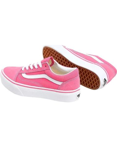 Deportivas-De-Mujer-VANS-OFF-THE-WALL-ZAPATILLAS-VANS-OLD-SKOOL-PLATFORM-ROSA
